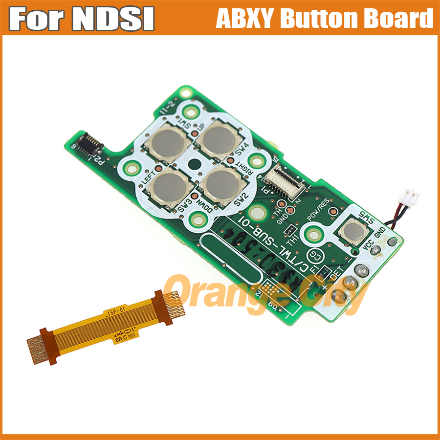 Board Game Nippon - NDSI用ABXYボタンボードとケーブル1セット、Nintend DSIゲームコンソール修理部品用オンオフ電源スイッチボード