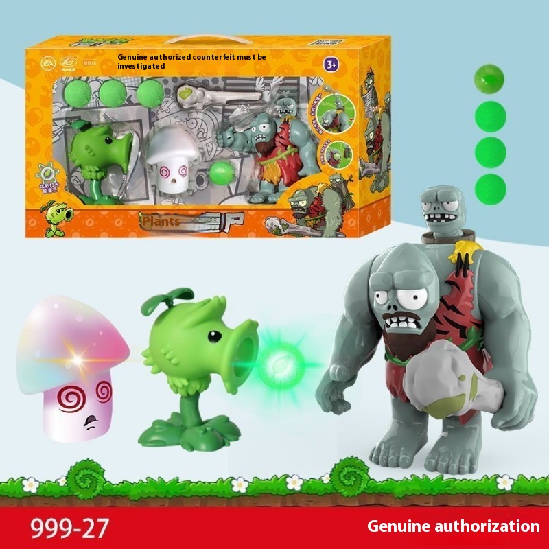 Board Game Zombie - 植物のゾンビのセットvsゾンビ、キノコのような、明るい、ギフトボックス、新しい