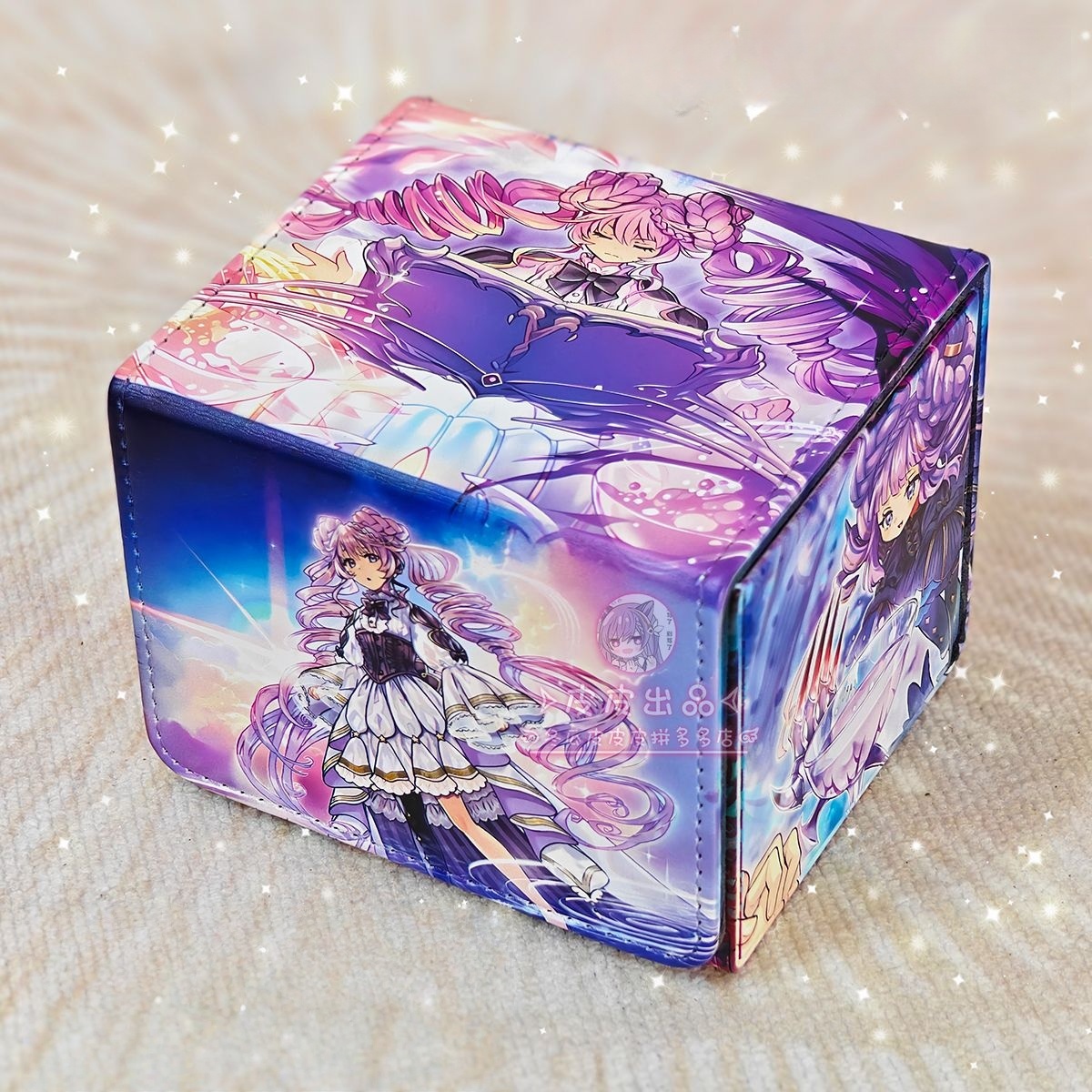 Board Game Gi - 遊戯王！ メメントアル テクチュリカ一体型クリエイションカードボックス マグネット式レザー セレトリス ヴァルモニカ
