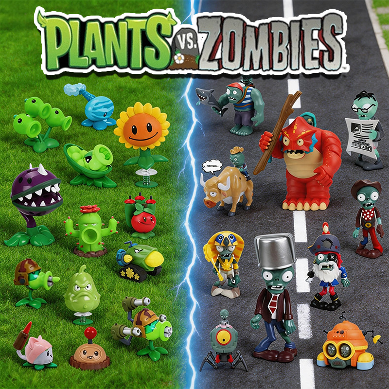 Board Game Zombie - ゲームプランツ vs ゾンビーズアクションフィギュアおもちゃひまわりピーシューターチョンパードクターゾンボス海賊ゾンビモデル人形おもちゃ誕生日ギフト