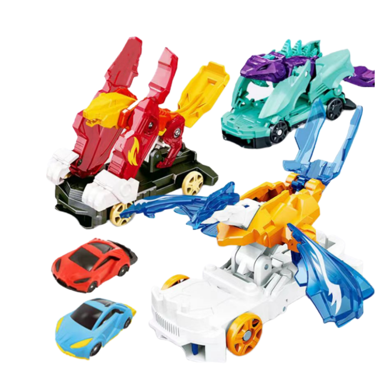 Board Game Hegemony - Screechers-子供向けの変形可能なアクションフィギュア,ロボット,バースト変形可能な車,野生の獣,機械式恐竜,メカ,おもちゃ