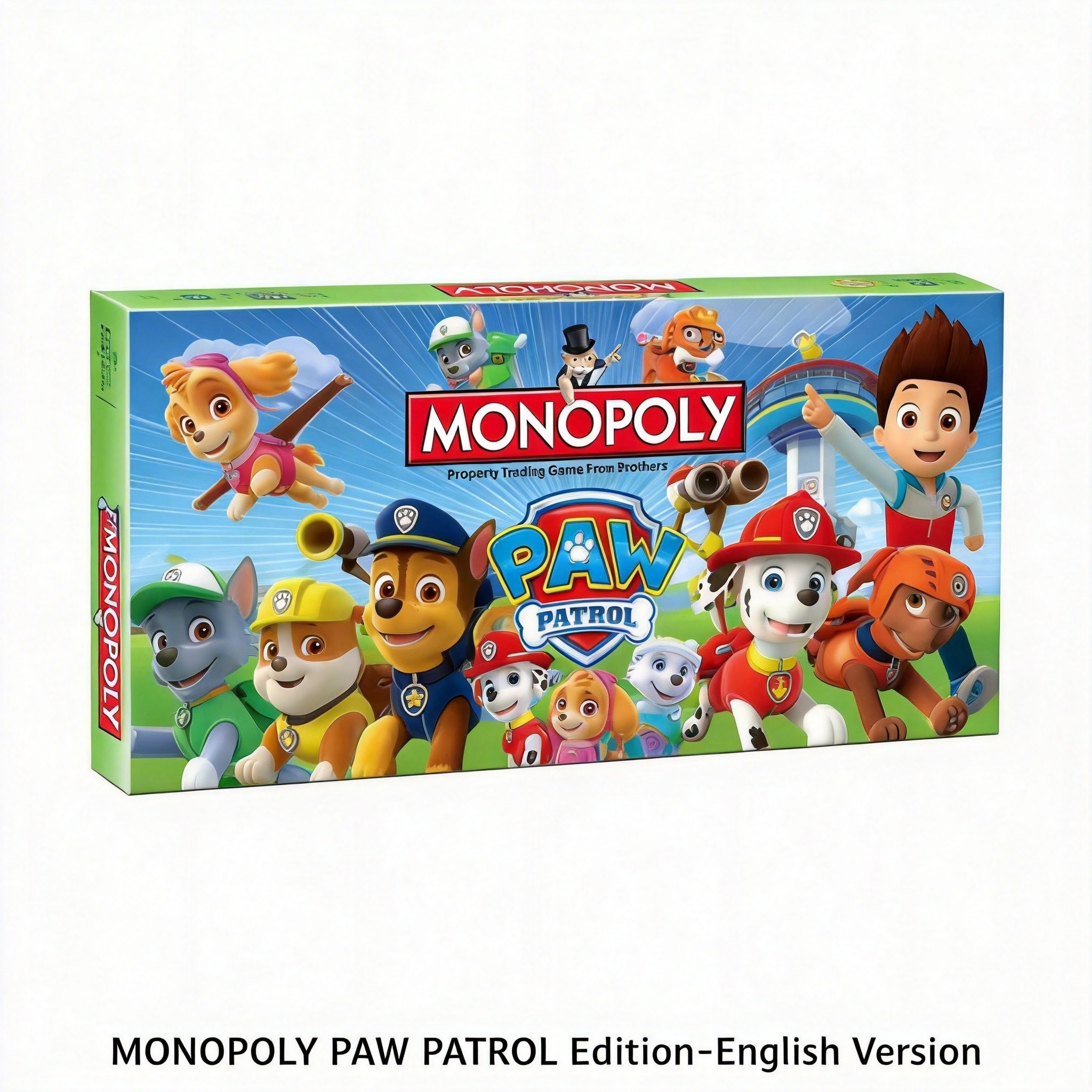 Board Game Monopoly - モノポリー パウ・パトロール エディション ボードゲーム プレミアム品質 キッズ・ファミリー向けエンターテイメント