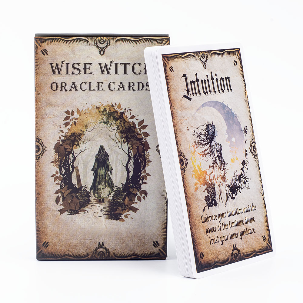 賢い魔女オラクルカード 20 個英語版運命占いタロットカード - Board Game Quantum のレビューと価格