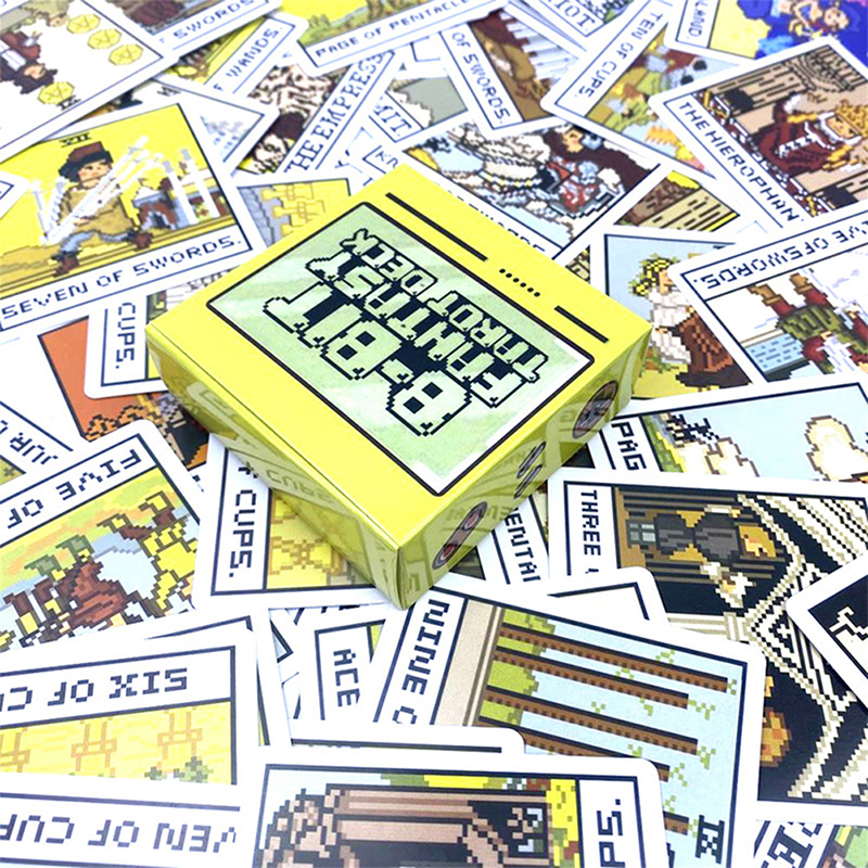 1 ボックス 8 ビットファンタジータロットデッキカード予言 - Board Game Quantum のレビューと価格