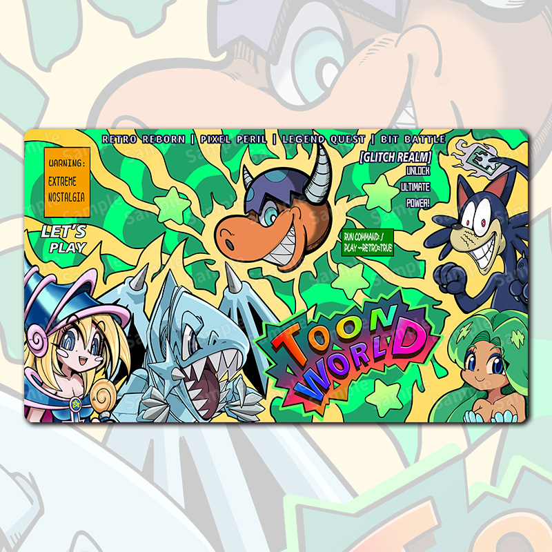 遊戯王！ 600x350mm トゥーン ダークマジシャンガー - Board Game Gi のレビューと価格