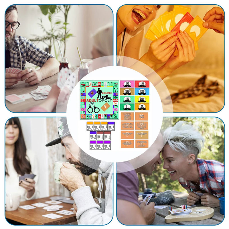1 セット大人のカップルゲームモノポリーナイト寝室新婚夫婦妻 - Board Game Monopoly のレビューと価格
