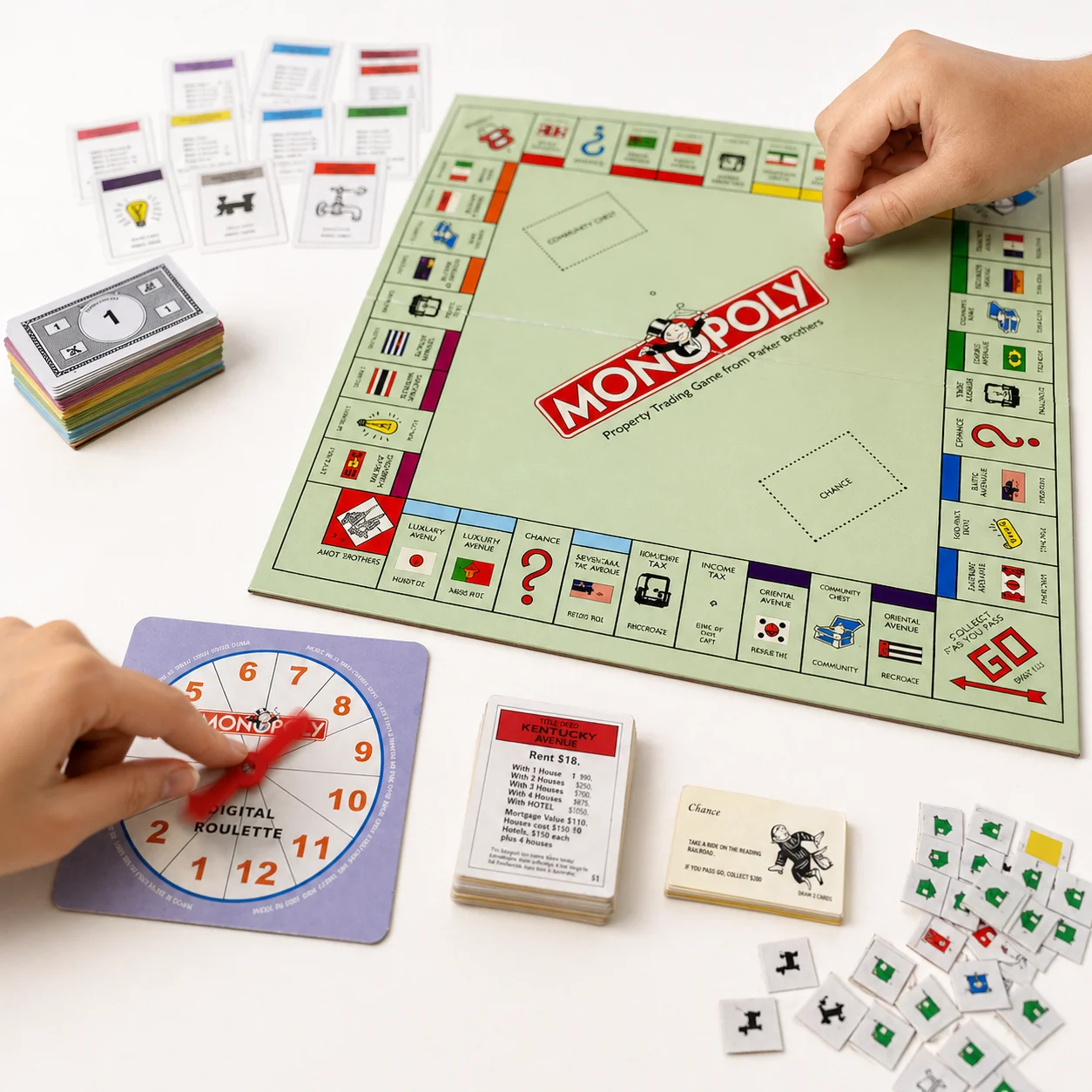 モノポリー クラシック ボードゲーム 家族向け不動産取引ゲー - Board Game Monopoly のレビューと価格