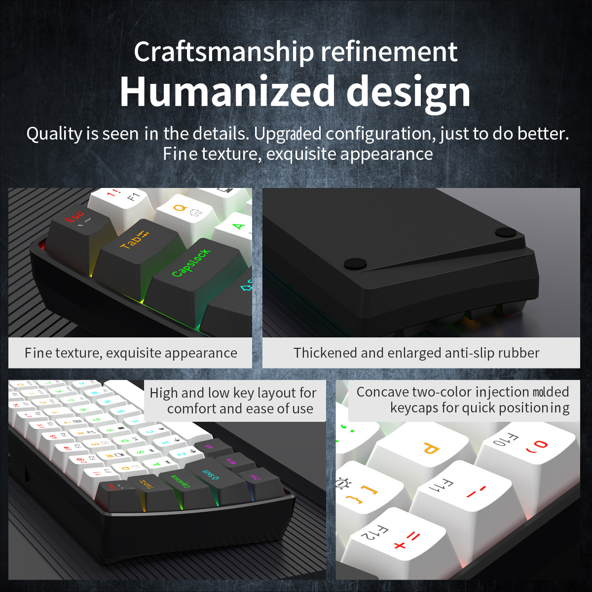 メカニカルキーボード ゲーマー向け 60%ミニ 6+1キー  - Board Game Journal のレビューと価格